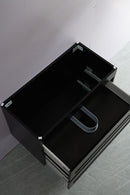 CETO FREMANTLE MATTE BLACK 900MM SINGLE BOWL WALL HUNG VANITY