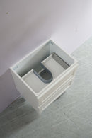 CETO FREMANTLE MATTE WHITE 600MM SINGLE BOWL WALL HUNG VANITY