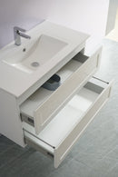 CETO FREMANTLE MATTE WHITE 900MM SINGLE BOWL WALL HUNG VANITY