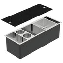 ABEY ALFRESCO PARTY 620 SINGLE BOWL KITCHEN SINK STAINLESS STEEL 660MM