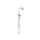 NERO DOLCE ROUND TWIN SHOWER BOTTOM INLET CHROME