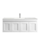 OTTI HAMPTON MARK II MATTE WHITE 1200MM SINGLE BOWL WALL HUNG VANITY