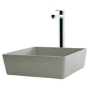 JOHNSON SUISSE VENEZIA SQUARE COUNTER TOP BASIN ASH 380MM
