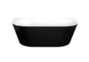 POSEIDON ELIVIA BACK TO WALL BATH MATTE WHITE (AVAILABLE IN 1400MM, 1500MM AND 1700MM)