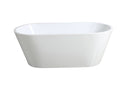 POSEIDON OVIA FREE STANDING BATH GLOSS WHITE (AVAILABLE IN 1200MM, 1300MM, 1400MM, 1500MM AND 1700MM)