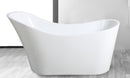 POSEIDON BEVEL FREE STANDING BATH NF GLOSS WHITE (AVAILABLE IN 1400MM, 1500MM AND 1700MM)
