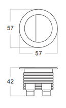 POSEIDON MERCURY BTW TOILET SUITE GLOSS WHITE