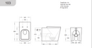 POSEIDON QUBIST WALL FACED PAN GLOSS WHITE