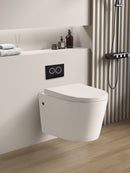 POSEIDON AVIS RIMLESS WALL HUNG PAN GLOSS WHITE