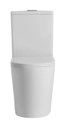POSEIDON AVIS COMPACT RIMLESS TOILET SUITE GLOSS WHITE