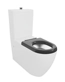 POSEIDON ASTA DISABLE RIMLESS TOILET RIMLESS FLUSH PAN GLOSS WHITE