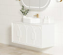 OTTI LAGUNA SATIN WHITE 1200MM SINGLE BOWL WALL HUNG VANITY