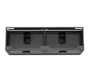 OTTI LAGUNA BLACK AMERICAN OAK 1500MM DOUBLE BOWL WALL HUNG VANITY