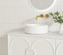 OTTI LAGUNA SATIN WHITE 1500MM DOUBLE BOWL WALL HUNG VANITY