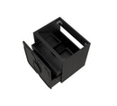 OTTI LAGUNA BLACK AMERICAN OAK 600MM SINGLE BOWL WALL HUNG VANITY