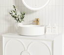 OTTI LAGUNA SATIN WHITE 600MM SINGLE BOWL WALL HUNG VANITY