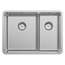 ABEY LUCIA 1 & 1/3 DOUBLE BOWL KITCHEN SINK STAINLESS STEEL 608MM