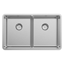 ABEY LUCIA DOUBLE BOWL KITCHEN SINK STAINLESS STEEL 724MM
