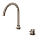 NERO MECCA Hob Basin Mixer Round Swivel Spout