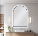 600 X 900 MM ARCHED SHAPE GUNMETAL FRAMED CARYSIL LED MIRROR