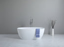 POSEIDON STELLA FREE STANDING BATHTUB MATTE WHITE (AVAILABLE IN 1500MM AND 1700MM)