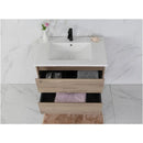 Aulic Max Timber Look Wall Hung Vanity 1500mm Single Bowls