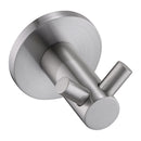Bella Vista Mica Brushed Nickel Double Robe Hook