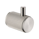 Bella Vista Mica Fluted Brushed Nickel Robe Hook