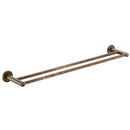Bella Vista Mica LVB Living Brass Double Towel Rail - 800mm
