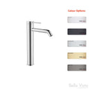 Bella Vista Mica Tall Basin Mixer - Chrome, Black, Brushed Nickel, Gunmetal, French Gold