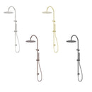 NERO ZEN TWIN SHOWER BRUSHED NICKEL