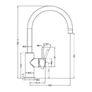 NERO Zen SS316L  Kitchen Mixer