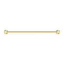 NERO MECCA SINGLE NON-HEATED TOWEL RAIL BRUSHED GOLD (AVAILABLE IN 600MM AND 800MM)