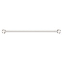 NERO MECCA SINGLE NON-HEATED TOWEL RAIL BRUSHED NICKEL (AVAILABLE IN 600MM AND 800MM)