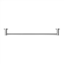 NERO MECCA SINGLE NON-HEATED TOWEL RAIL CHROME (AVAILABLE IN 600MM AND 800MM)