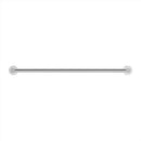 NERO MECCA SINGLE NON-HEATED TOWEL RAIL CHROME (AVAILABLE IN 600MM AND 800MM)