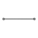 NERO MECCA SINGLE NON-HEATED TOWEL RAIL GUN METAL (AVAILABLE IN 600MM AND 800MM)