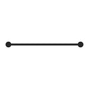 NERO MECCA SINGLE NON-HEATED TOWEL RAIL MATTE BLACK (AVAILABLE IN 600MM AND 800MM)