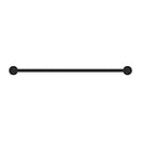 NERO MECCA DOUBLE NON-HEATED TOWEL RAIL MATTE BLACK (AVAILABLE IN 600MM AND 800MM)