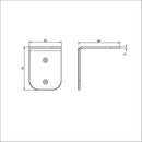 NERO MECCA SOAP BOTTLE HOLDER GUN METAL