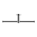 NERO MECCA DOUBLE TOILET ROLL HOLDER CHROME
