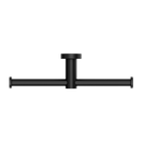NERO MECCA DOUBLE TOILET ROLL HOLDER MATTE BLACK