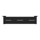 NERO MECCA METAL SHOWER SHELF MATTE BLACK