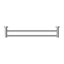 NERO CLASSIC NON-HEATED DOUBLE TOWEL RAIL CHROME (AVAILABLE IN 600MM AND 800MM)