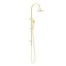 NERO MECCA TWIN SHOWER WITH AIR SHOWER BRUSHED GOLD
