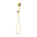 NERO MECCA SHOWER ON BRACKET WITH AIR SHOWER BRUSHED GOLD