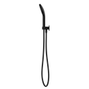 NERO MECCA SHOWER ON BRACKET WITH AIR SHOWER II MATTE BLACK