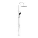NERO MECCA TWIN SHOWER WITH AIR SHOWER II MATTE WHITE