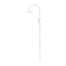 NERO MECCA TWIN SHOWER WITH AIR SHOWER MATTE WHITE