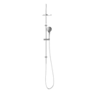 NERO MECCA TWIN SHOWER WITH AIR SHOWER CHROME